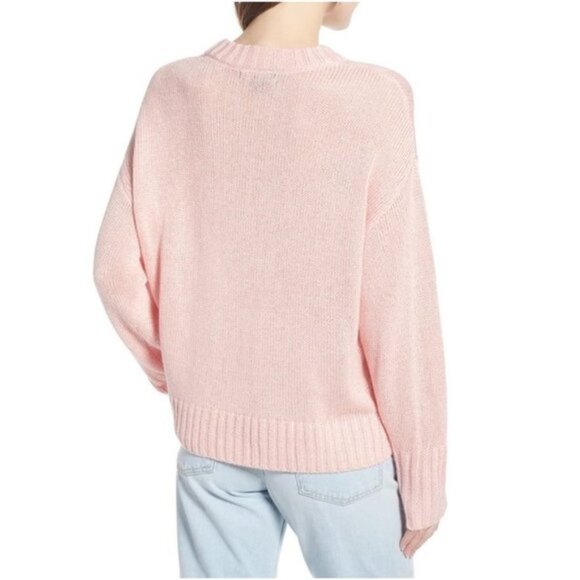 Something Navy Subtle Sheen Sweater - Picture 2 of 6